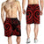 Fiji Men's Short - Red Tentacle Turtle Crest - Polynesian Pride