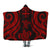 Fiji Hooded Blanket - Red Tentacle Turtle Hooded Blanket Red - Polynesian Pride