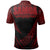 Samoa Polo Shirt Red Polynesian Patterns Sport Style - Polynesian Pride