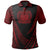 Samoa Polo Shirt Red Polynesian Patterns Sport Style Unisex Black - Polynesian Pride