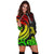 Palau Women Hoodie Dress - Reggae Tentacle Turtle - Polynesian Pride