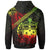 Samoa Hoodie Polynesian Patterns With Coat of rms Reggae Color - Polynesian Pride