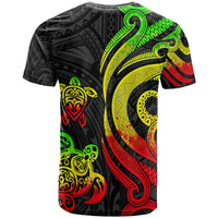 Cook islands T Shirt Reggae Tentacle Turtle - Polynesian Pride