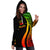 Vanuatu Women's Hoodie Dress - Reggae Polynesian Tentacle Tribal Pattern - Polynesian Pride