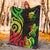 Tuvalu Premium Blanket - Reggae Tentacle Turtle - Polynesian Pride