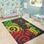 Fiji Area Rug - Reggae Tentacle Turtle Crest - Polynesian Pride