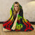 Niue Hooded Blanket - Reggae Tentacle Turtle - Polynesian Pride