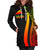 Tokelau Women's Hoodie Dress - Reggae Polynesian Tentacle Tribal Pattern - Polynesian Pride