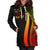 Fiji Women's Hoodie Dress - Reggae Polynesian Tentacle Tribal Pattern Crest - Polynesian Pride