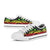 Marshall Islands Low Top Canvas Shoes - Reggae Tentacle Turtle - Polynesian Pride