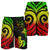 Fiji Men's Short - Reggae Tentacle Turtle Crest - Polynesian Pride