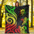 Tuvalu Premium Blanket - Reggae Tentacle Turtle - Polynesian Pride