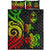 Guam Quilt Bed Set - Reggae Tentacle Turtle - Polynesian Pride