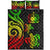 Samoa Quilt Bed Set - Reggae Tentacle Turtle - Polynesian Pride