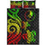 Yap Quilt Bed Set - Reggae Tentacle Turtle - Polynesian Pride