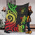 Niue Premium Blanket - Reggae Tentacle Turtle - Polynesian Pride