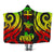 Fiji Hooded Blanket - Reggae Tentacle Turtle Hooded Blanket Reggae - Polynesian Pride