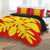 Hawaiian Royal Pattern Quilt Bed Set - Royal - D1 Style - AH - Polynesian Pride