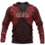 American Samoa Spirit Hoodie Samoa Polynesian Tattoo Red A16 Unisex Red - Polynesian Pride