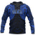 American Samoa Spirit Hoodie Samoa Polynesian Tattoo Blue A16 Unisex Black - Polynesian Pride