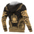 Samoa Polynesian Chief Custom Hoodie Gold Version - Polynesian Pride