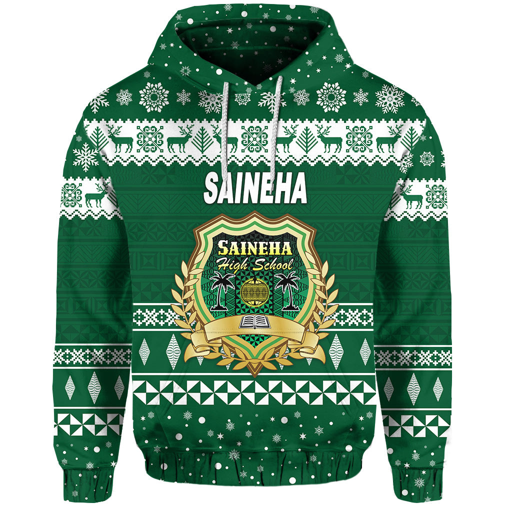 Custom Saineha High School Christmas Hoodie Simple Style LT8 - Polynesian Pride