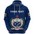 Custom Manu Samoa Rugby Hoodie Simple Style Blue Unisex Blue - Polynesian Pride