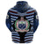 Manu Samoa Rugby Zip Hoodie Creative Style Black - Polynesian Pride