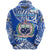 Custom Manu Samoa Rugby Hoodie Unique Vibes Coat of Arms White - Polynesian Pride