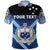 Custom Manu Samoa Rugby Polo Shirt Creative Style Blue - Polynesian Pride