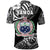 Custom Manu Samoa Rugby Polo Shirt Unique Vibes Coat Of Arms Black - Polynesian Pride