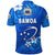 Manu Samoa Rugby Polo Shirt Unique Vibes Full Blue - Polynesian Pride