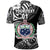 Custom Manu Samoa Rugby Polo Shirt Unique Vibes Coat Of Arms Black, Custom Text and Number - Polynesian Pride