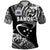 Custom Manu Samoa Rugby Polo Shirt Unique Vibes Black, Custom Text and Number - Polynesian Pride