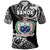 Manu Samoa Rugby Polo Shirt Unique Vibes Coat Of Arms Black - Polynesian Pride