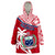 Samoa Samoan Coat Of Arms With Coconut Red Style Wearable Blanket Hoodie LT14 Unisex One Size - Polynesian Pride