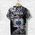 Custom Manu Samoa Rugby T Shirt Unique Vibes Coat of Arms Black - Polynesian Pride