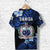 Manu Samoa Rugby T Shirt Unique Vibes Coat Of Arms Blue - Polynesian Pride