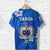 Manu Samoa Rugby T Shirt Unique Vibes Coat Of Arms Full Blue - Polynesian Pride