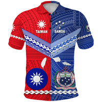 Taiwanese and Samoan Polynesian Polo Shirt Together LT8 Kid - Polynesian Pride