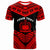 Samoa Custom T Shirt Tribal Pattern Cool Style Red Color Unisex Red - Polynesian Pride