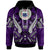 Samoa Hoodie Tribal Sun Tattoo Purple Color Unisex Purple - Polynesian Pride