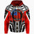 Samoa Zip up Hoodie Its In My DNA Red Color Unisex Red - Polynesian Pride