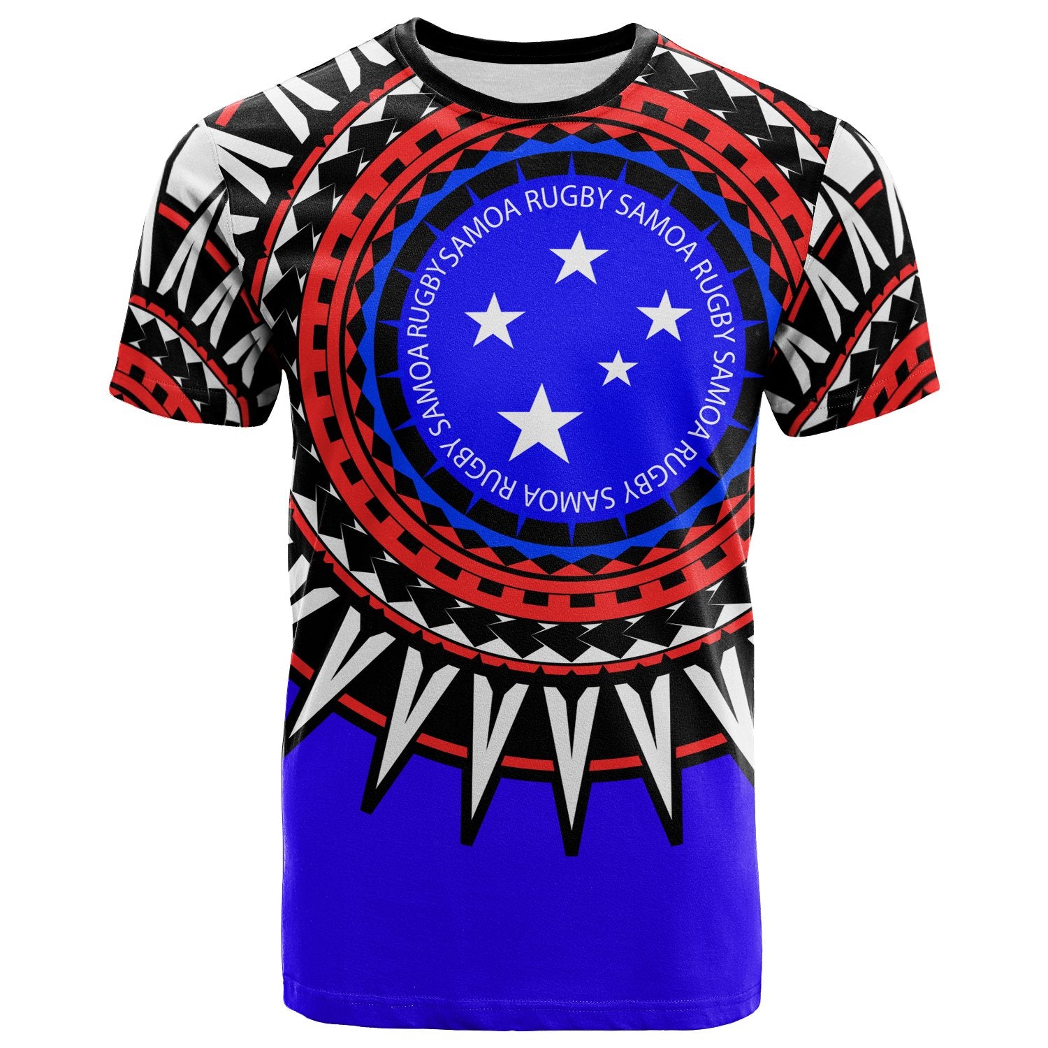 Samoa T Shirt Samoa Rugby Sunshine Unisex BLUE - Polynesian Pride