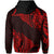 Hawaii Maka Polynesian Hoodie Marcus Style Red - Polynesian Pride