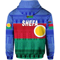 Custom Shefa Province Zip Hoodie Vanuatu Pattern Traditional Style LT8 - Polynesian Pride