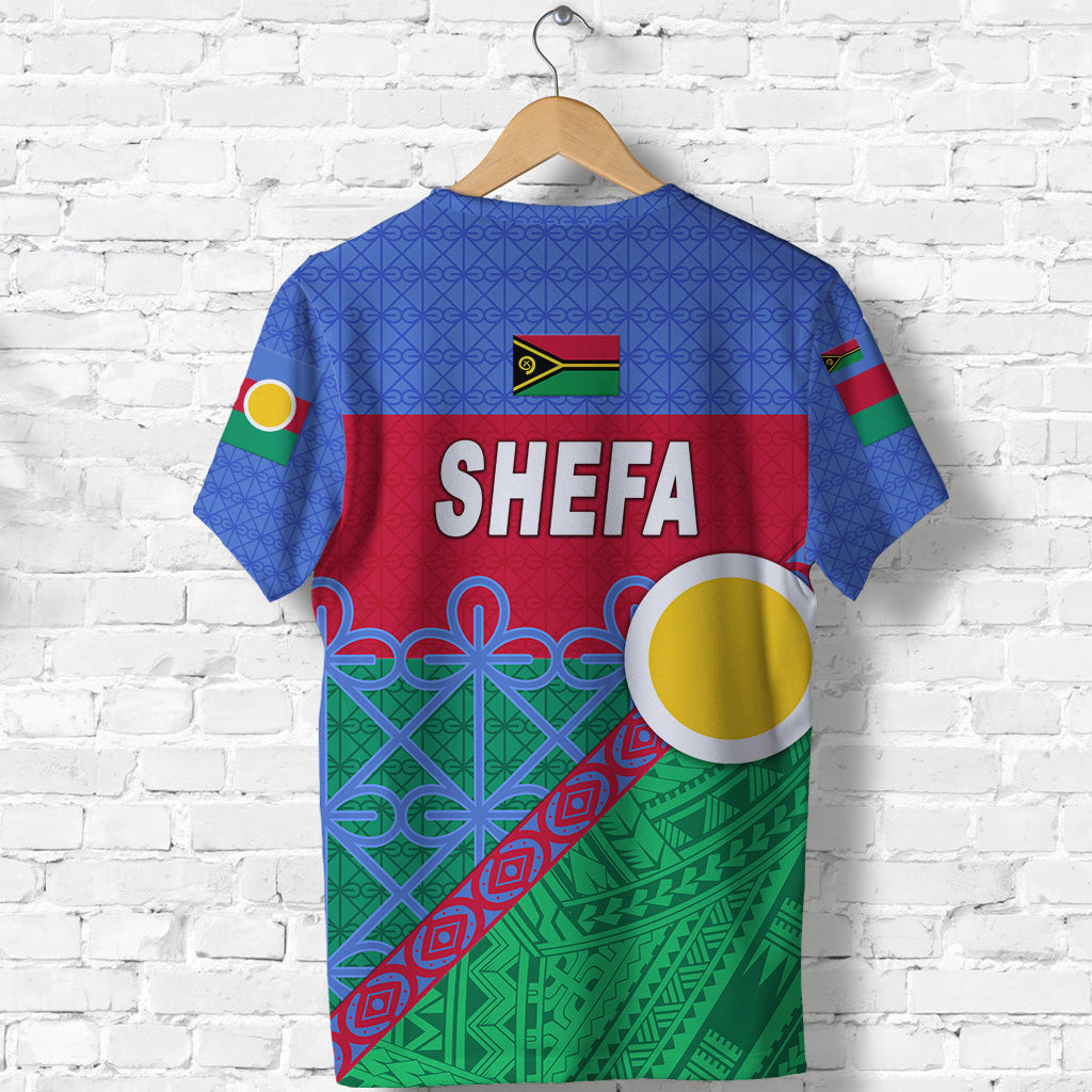 Shefa Province T Shirt Vanuatuan Pattern Unique Style LT8 - Polynesian Pride