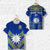 Custom Nauru Polynesian Flag T Shirt Creative Style Blue, Custom Text and Number LT8 Unisex Blue - Polynesian Pride