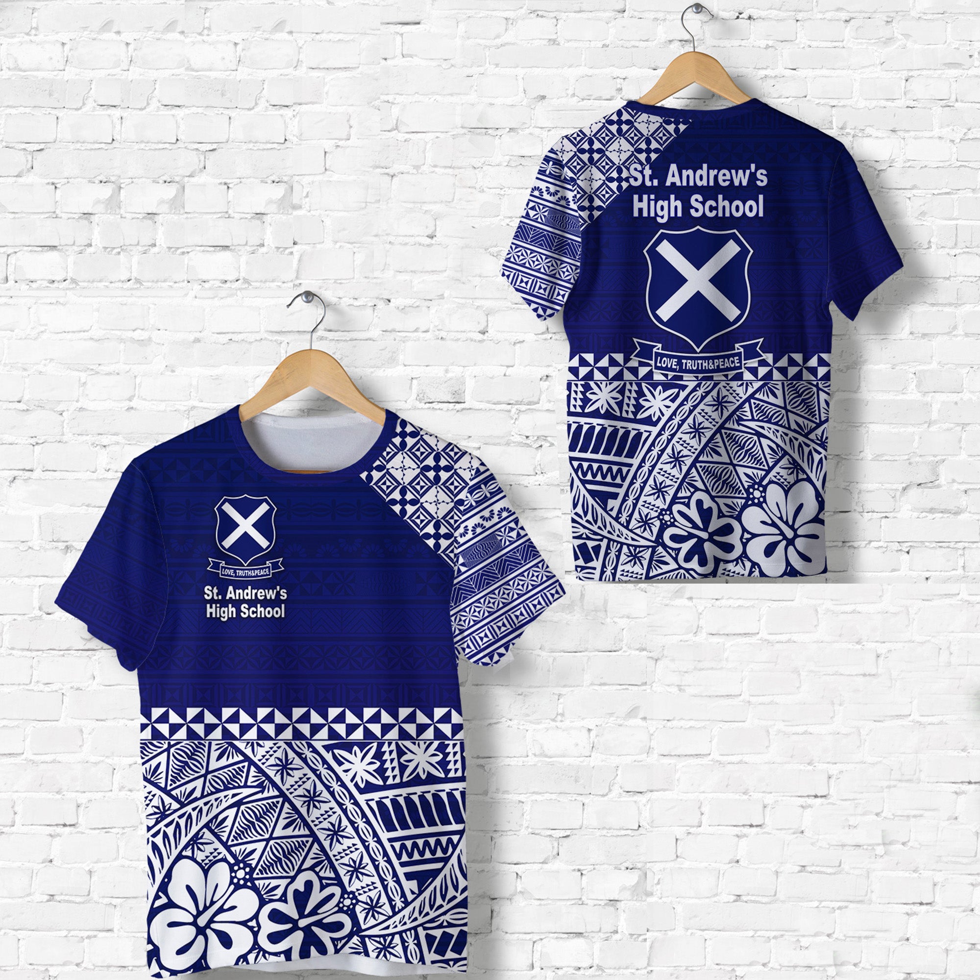 St. andrews High School T Shirt Tonga Kupesi Vibes LT8 - Polynesian Pride