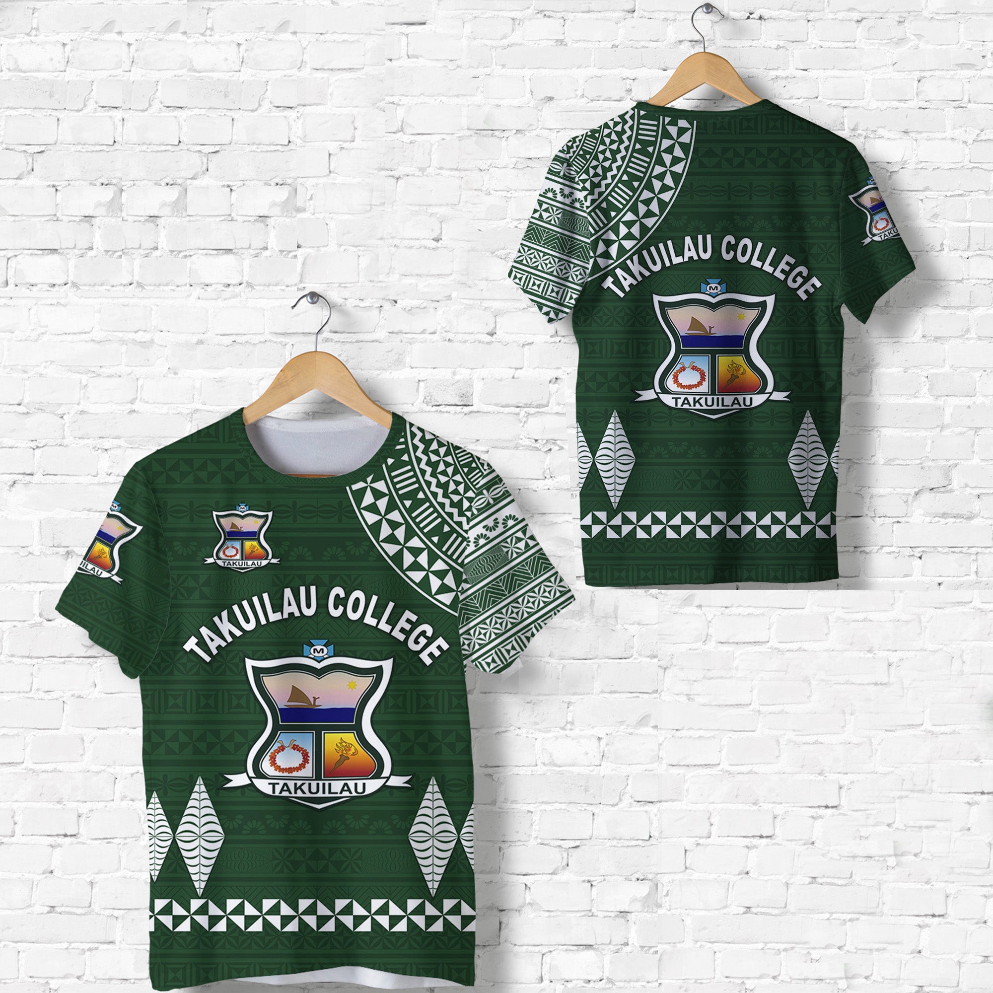 Tonga Takuilau College T Shirt Simple Style LT8 Unisex Green - Polynesian Pride